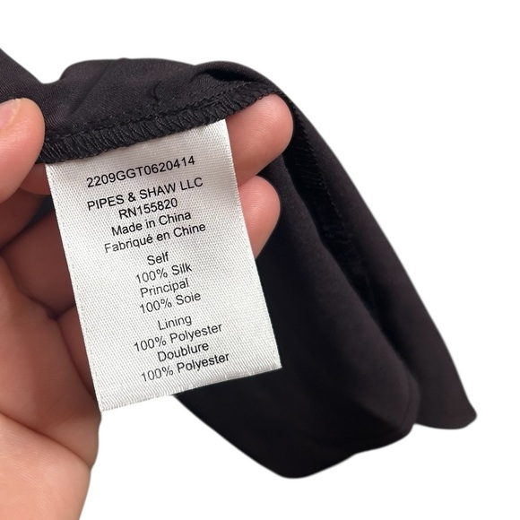 VERONICA BEARD Avani Floral Silk Chiffon Maxi Dress in Oxblood Multi Size 4 - Picture 15 of 15